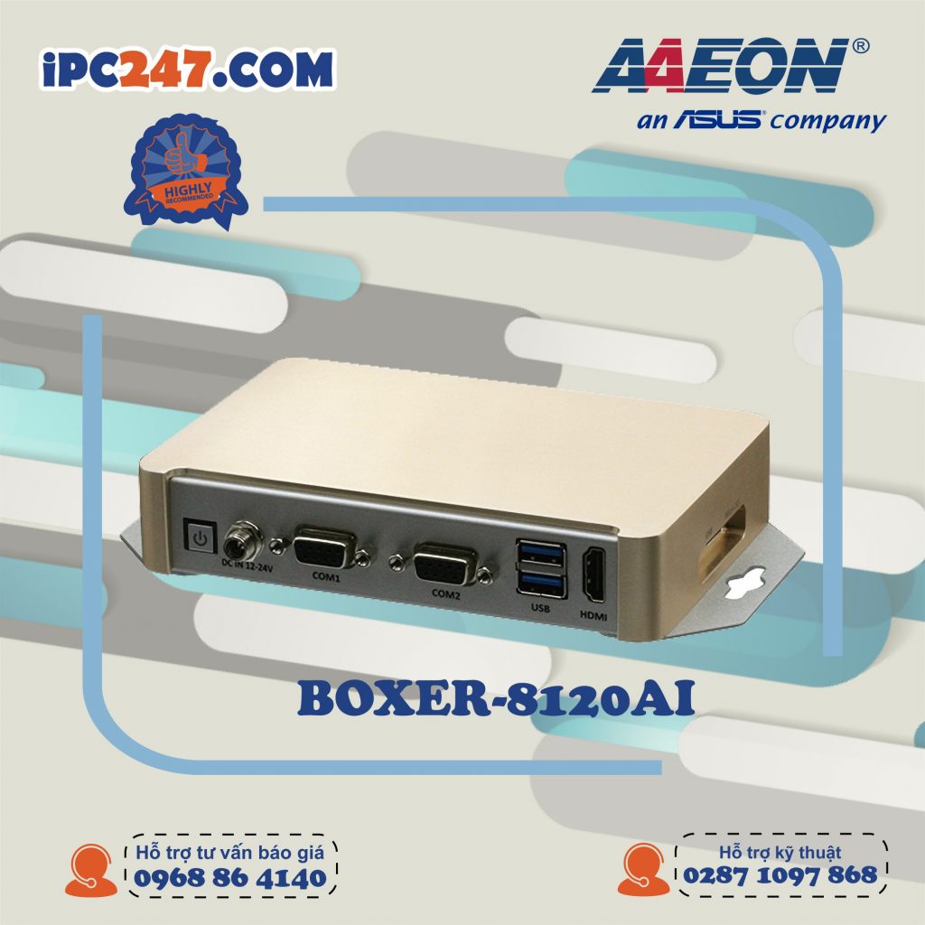 Máy tính công nghiệp nhỏ gọn của hãng Aaeon.