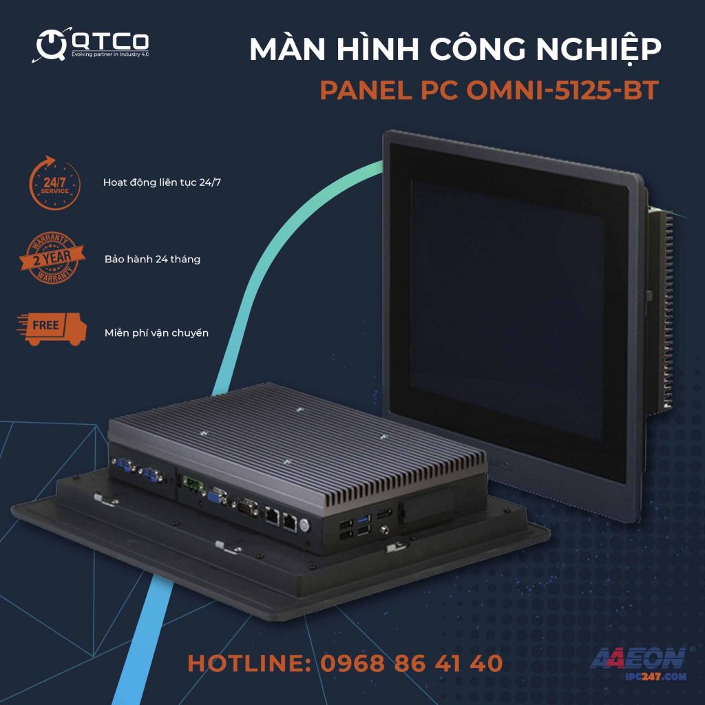 OMNI-5125 là máy tính công nghiệp có nhiều tính năng tuyệt vời