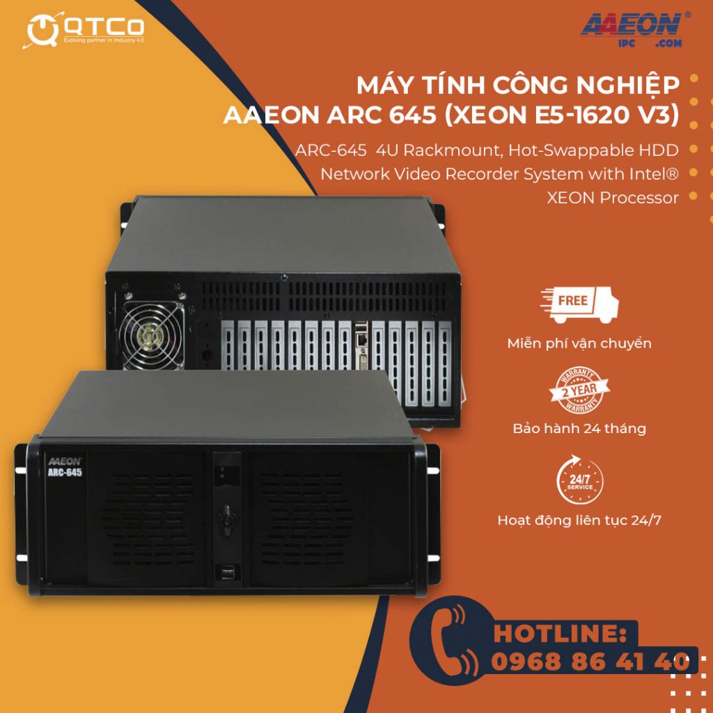 Máy tính công nghiệp AAEON model ARC-645