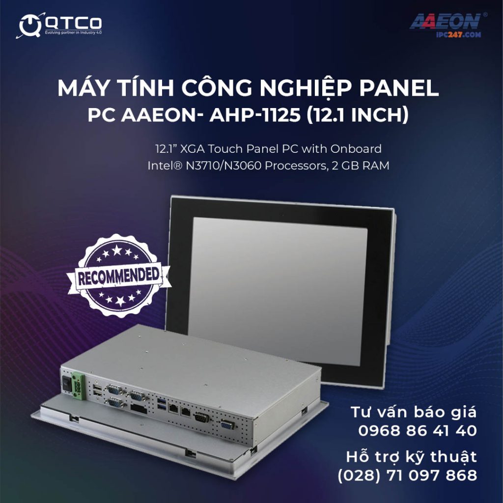 Lý do nên lựa chọn máy tính công nghiệp màn hình cảm ứng của AAEON